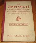 [R15333] La comptabilité à l école primaire supérieure et au cours complémentaire, G. Boucheny et A. Guérinet