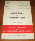 [R15814] Propriété foncière et réorganisation sociale, recueil d articles
