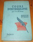 [R15993] Cours d orthographe, cours élémentaire et moyen, Bled