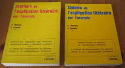 [R16741] Théorie de l’explication littéraire par l’exemple + Pratique de l’explication littéraire par l’exemple, P. Theveau et J. Lecomte