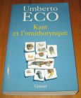 [R16767] Kant et l’ornithorynque, Umberto Eco