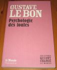 [R16891] Gustave Lebon, Psychologie des foules