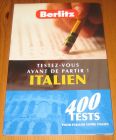 [R16909] Italien, Testez-vous avant de partir ! 400 tests
