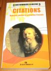 [R16914] Citations, Maximes, dictons et proverbes français, Julien Droguat