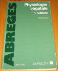 [R17153] Physiologie végétale 1 – Nutrition, R. Heller