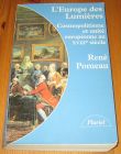 [R17166] L’Europe des Lumières, Cosmopolitisme et unité européenne au XVIIIe siècle, René Pomeau