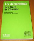 [R17286] Les déclarations des droits de l’homme, Frédéric Rouvillois