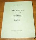[R17339] Historiettes contes et fabliaux, Dorci, D.A.F. De Sade