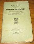 [R17418] Lectures historiques, Albert Sorel