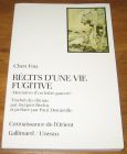 [R17436] Récit d’une vie fugitive (Mémoires d’un lettré pauvre), Chen Fou