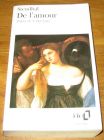 [R18410] De l’amour, Stendhal