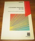 [R18630] L’économie française en 1992, rapport sur les comptes de la Nation