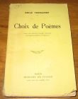 [R18703] Choix de poèmes, Emile Verhaeren