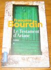 [R18739] Le testament d’Ariane 1, Françoise Bourdin