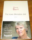 [R18791] Le tout dernier été, Anne Bert