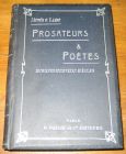 [R19198] Prosateurs et Poètes XVIe, XVIIe, XVIIIe, XIXe siècle, J. Sévrette et H. Aubert