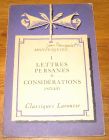 [R19282] Lettres Persanes – Considérations (extraits), Montesquieu