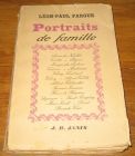 [R19353] Portraits de famille, Léon-Paul Fargue