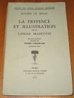 [R19722] La deffence et illustration de la langue francoyse, Joachim Du Bellay