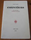 [R19779] Entretiens, Ismaïl Kadaré