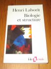 [R19861] Biologie et structure, Henri Laborit