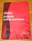 [R20191] Propos sur le bonheur, Alain