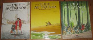 [R20284] L’île au trésor de Robert Louis Stevenson (3 tomes, complet), Chauvel et Simon
