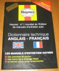 [R20359] Dictionnaire technique Anglais-Français